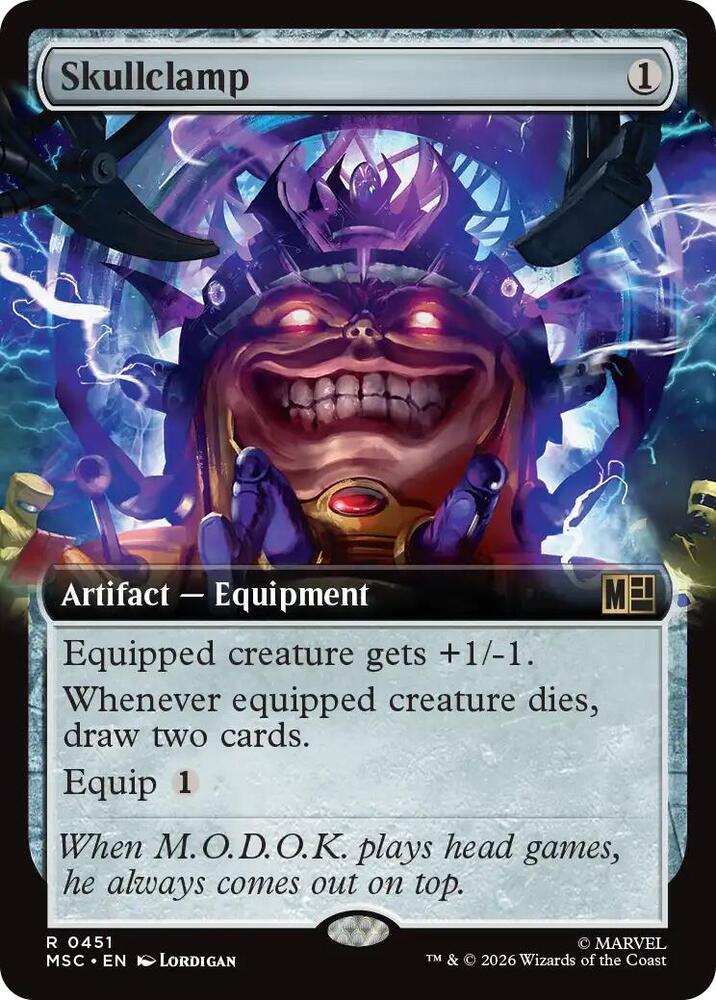 Skullclamp 451 (Commander: Marvel Super Heroes) - Extended Art