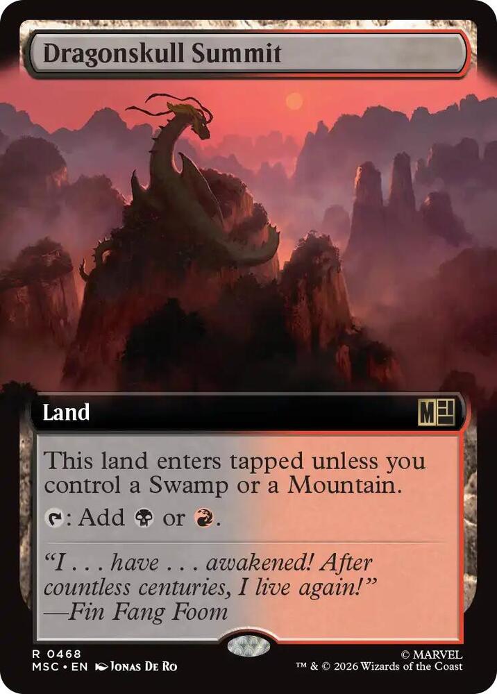 Dragonskull Summit 468 (Commander: Marvel Super Heroes) - Extended Art