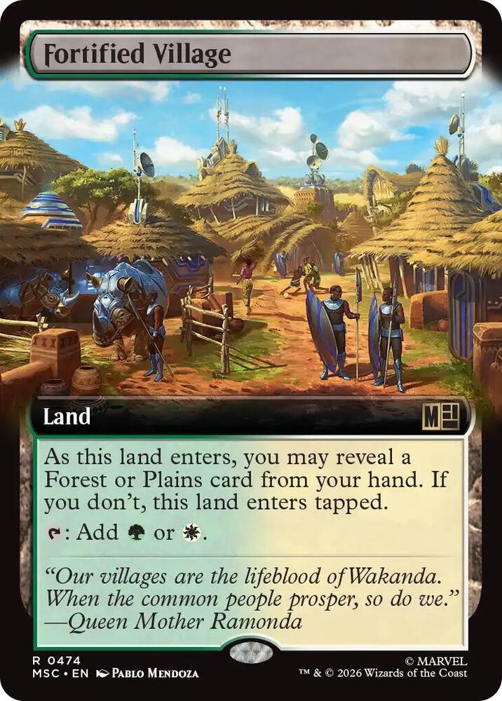 Fortified Village 474 (Commander: Marvel Super Heroes) - Extended Art