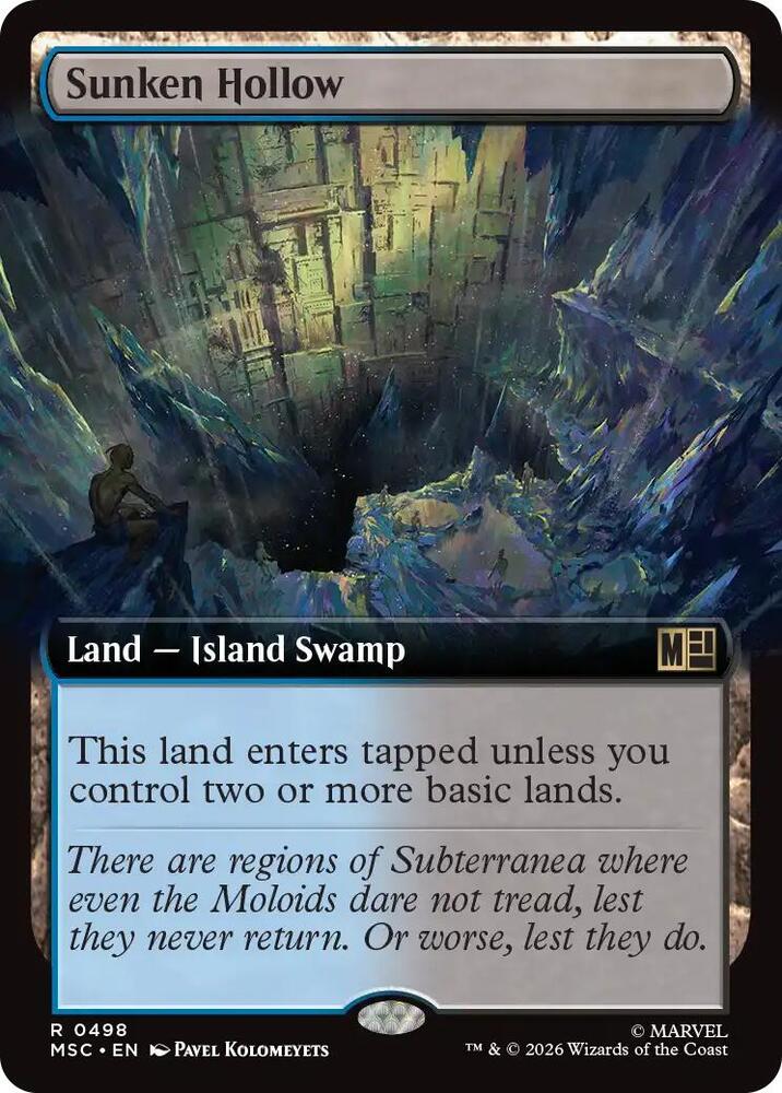 Sunken Hollow 498 (Commander: Marvel Super Heroes) - Extended Art