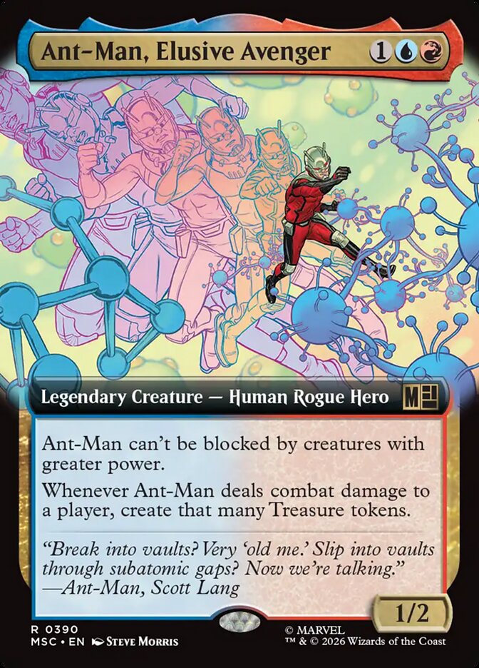 Ant-Man, Elusive Avenger 390 (Commander: Marvel Super Heroes) - Extended Art