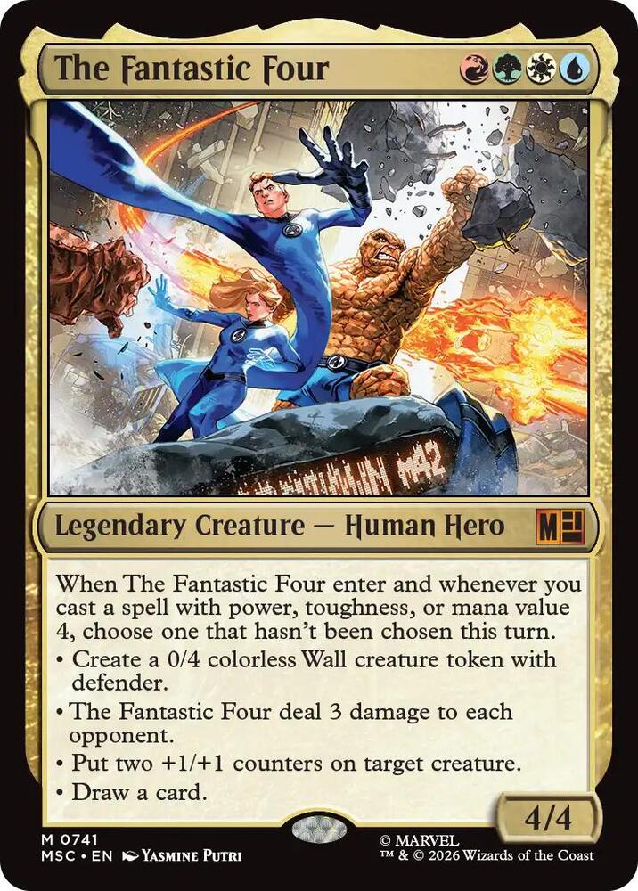 The Fantastic Four 741 (Commander: Marvel Super Heroes) - Foil