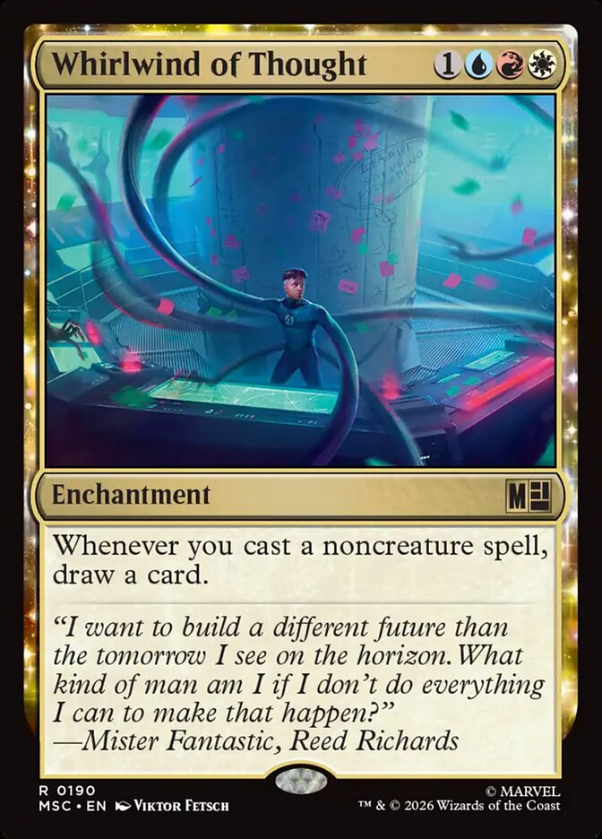 Whirlwind of Thought 190 (Commander: Marvel Super Heroes) - Surge Foil