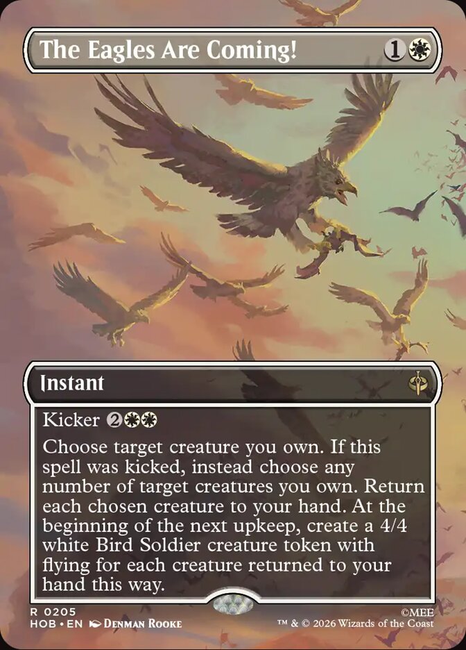 The Eagles Are Coming! 205 (The Hobbit) - Borderless Foil