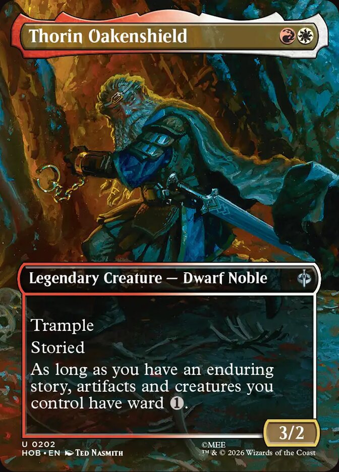 Thorin Oakenshield 202 (The Hobbit) - Borderless Foil