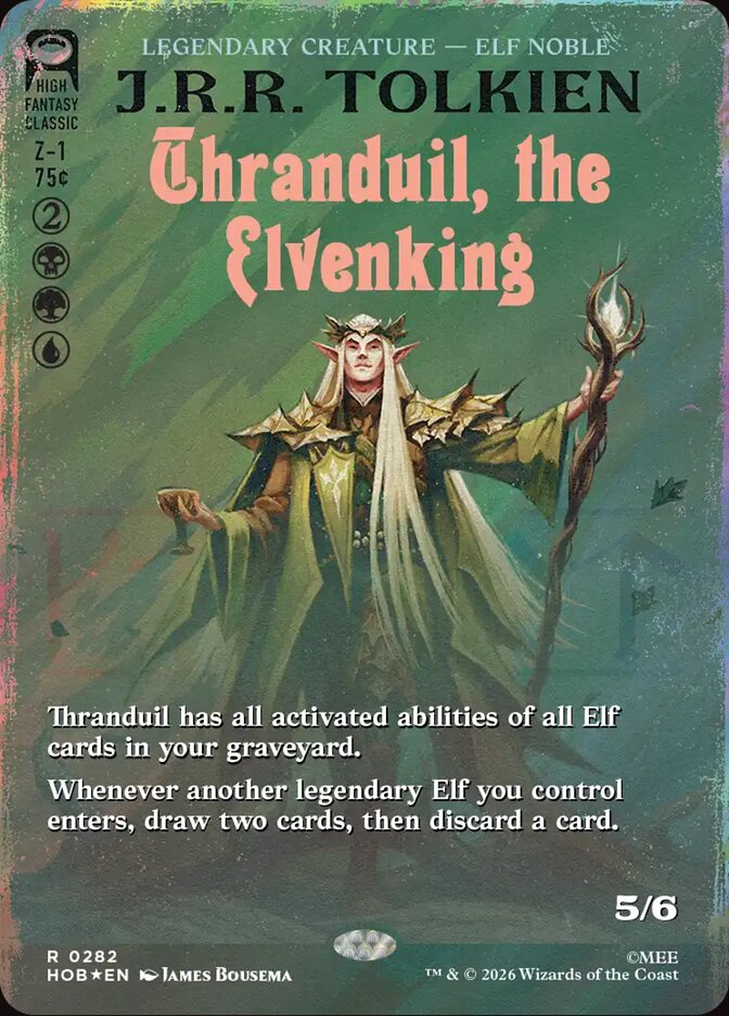 Thranduil, the Elvenking 282 (The Hobbit) - Borderless Surge Foil