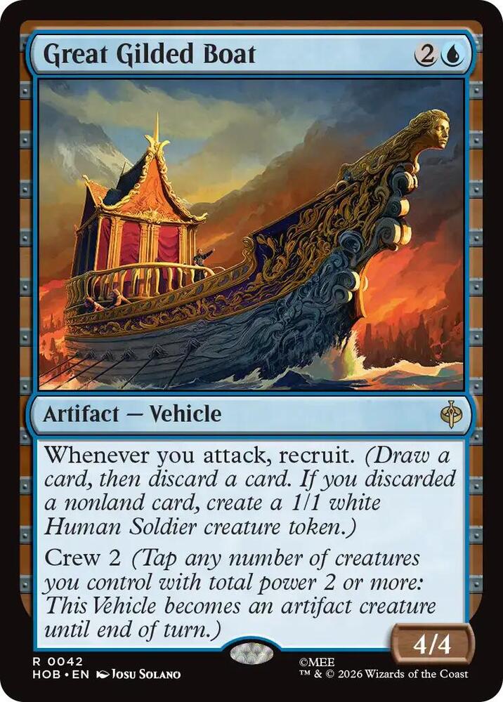 Great Gilded Boat 42 (The Hobbit)