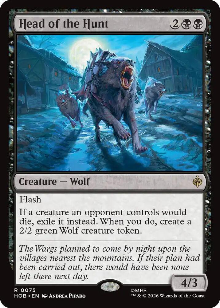 Head of the Hunt 75 (The Hobbit) - Foil