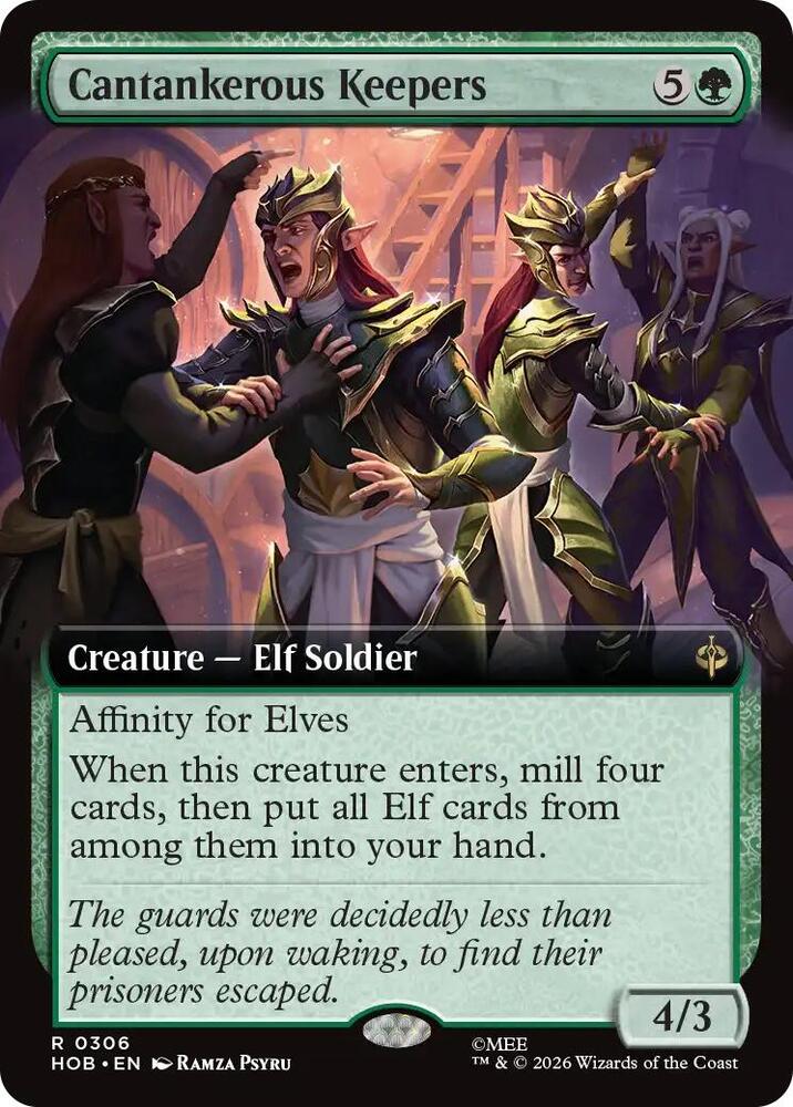 Cantankerous Keepers 306 (The Hobbit) - Extended Art Foil
