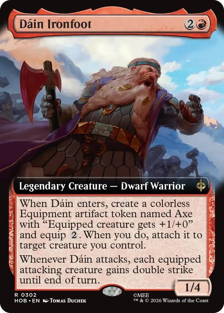 Dain Ironfoot 302 (The Hobbit) - Extended Art
