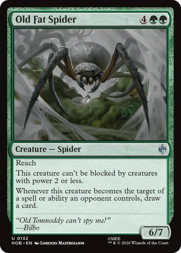 Old Fat Spider 132 (The Hobbit)