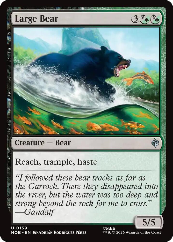 Large Bear 159 (The Hobbit)