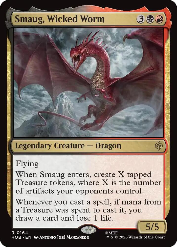 Smaug, Wicked Worm 164 (The Hobbit) - Foil