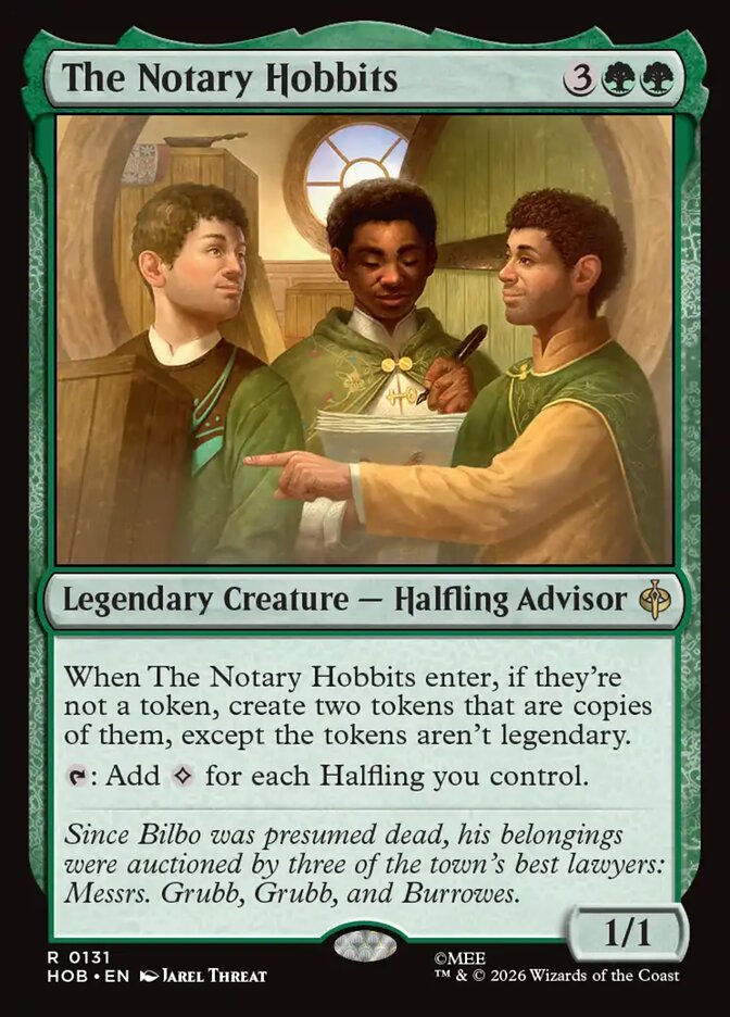 The Notary Hobbits 131 (The Hobbit)