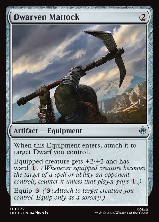 Dwarven Mattock 172 (The Hobbit) - Foil