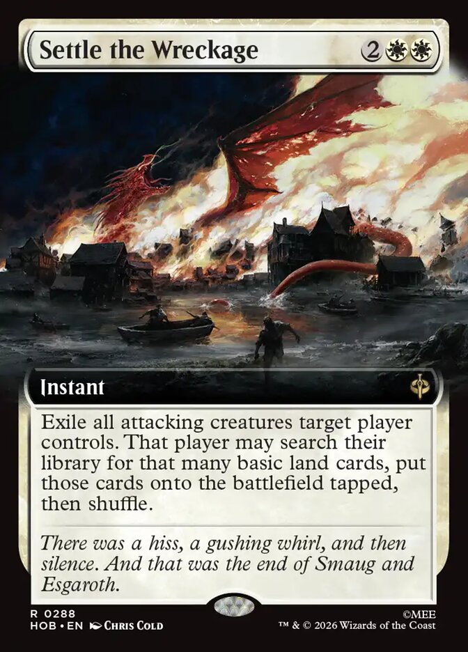 Settle the Wreckage 288 (The Hobbit) - Extended Art Foil