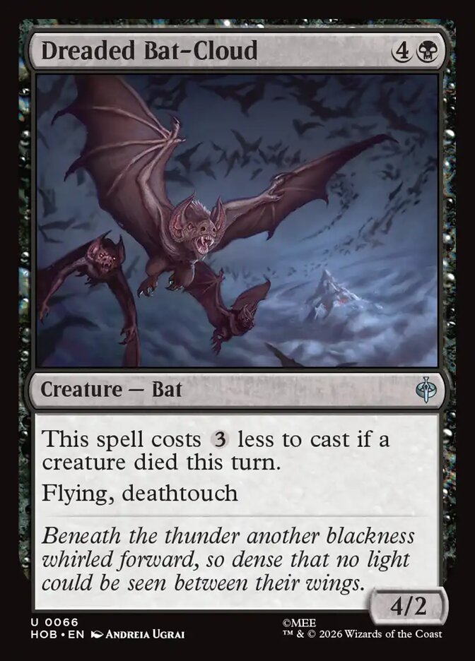Dreaded Bat-Cloud 66 (The Hobbit)