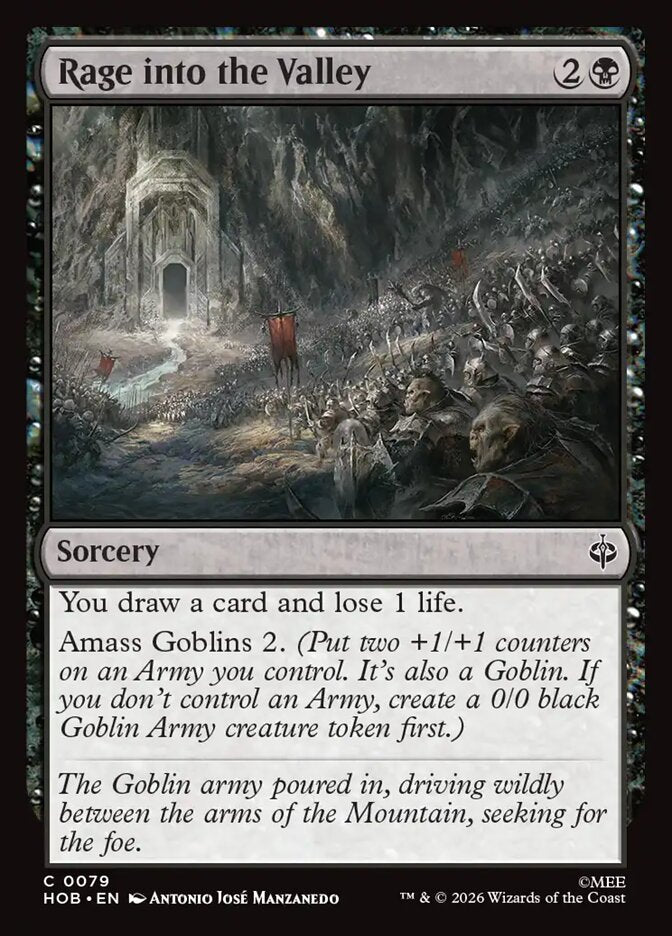 Rage into the Valley 79 (The Hobbit) - Foil