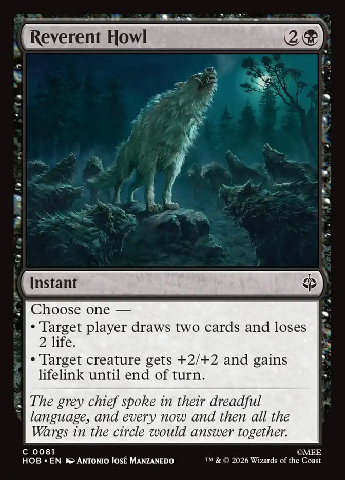Reverent Howl 81 (The Hobbit) - Foil