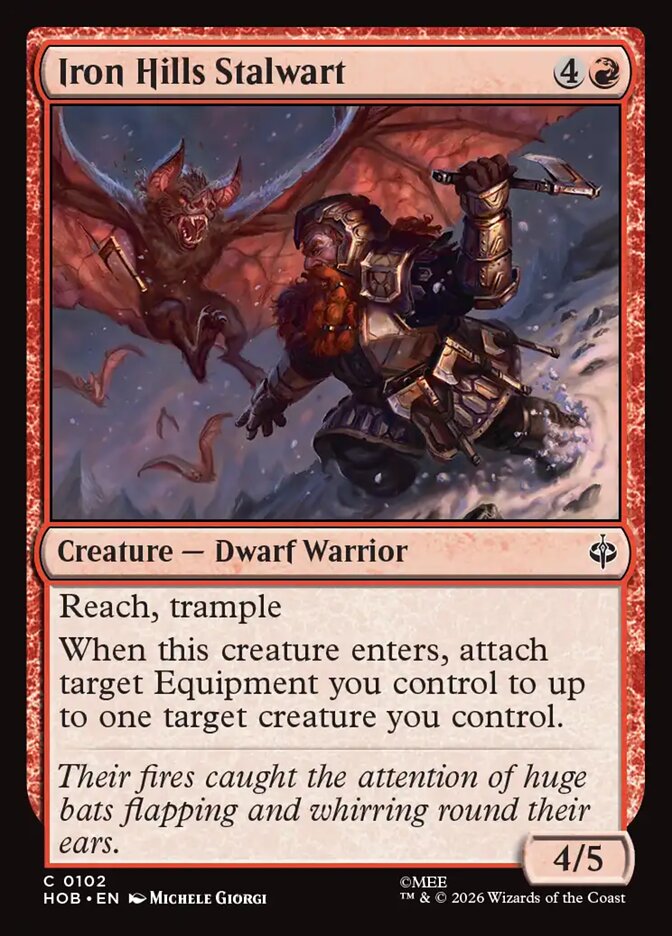 Iron Hills Stalwart 102 (The Hobbit) - Foil