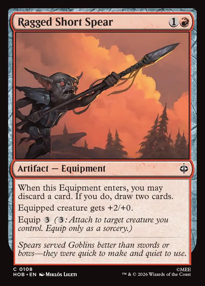 Ragged Short Spear 108 (The Hobbit) - Foil