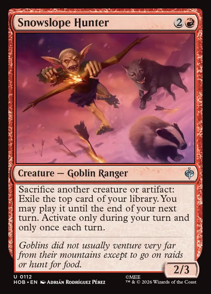 Snowslope Hunter 112 (The Hobbit) - Foil
