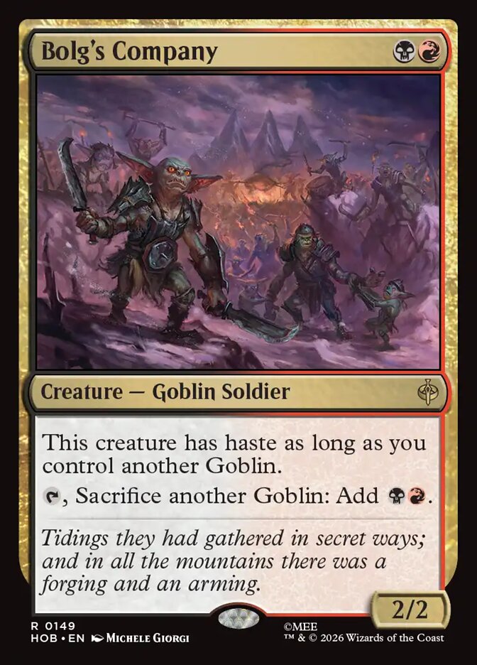 Bolg's Company 149 (The Hobbit)