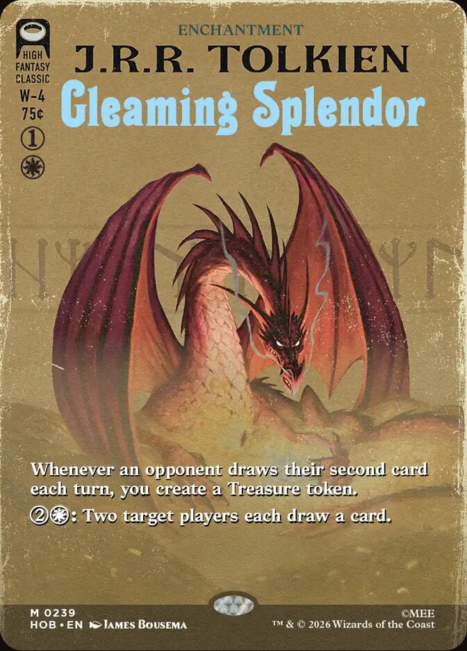 Gleaming Splendor 239 (The Hobbit) - Borderless Foil