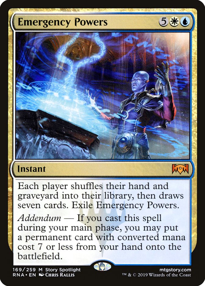 Emergency Powers 169/259 (Ravnica Allegiance)