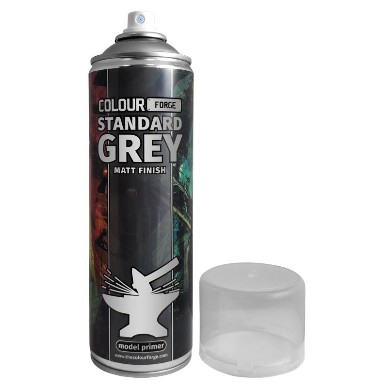 Colour Forge Spray Primer - Standard Grey - Good Games