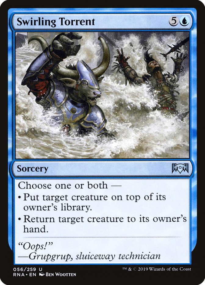 Swirling Torrent 56/259 (Ravnica Allegiance)