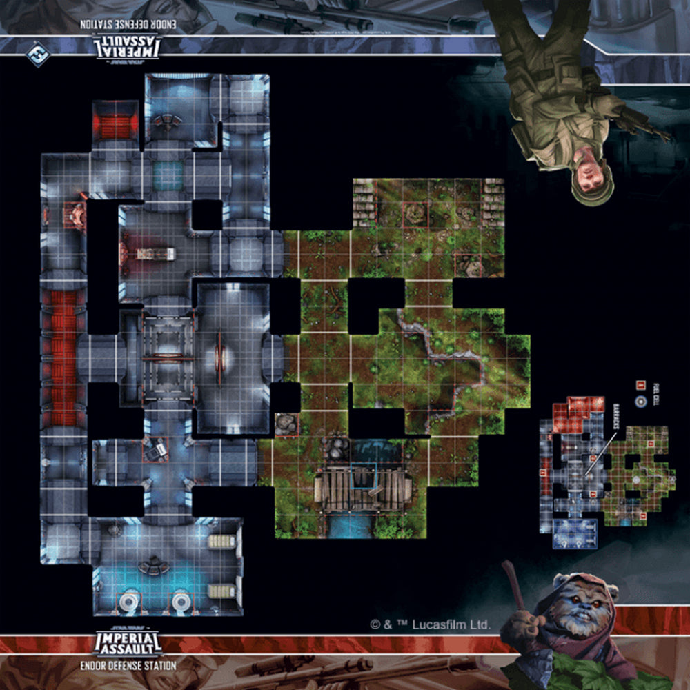 Star Wars: Imperial Assault – Endor Defense Station Skirmish Map - Good Games