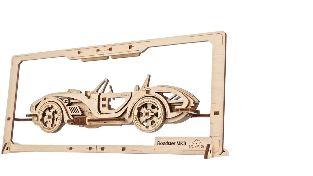 UGears Roadster MK3 2.5D Puzzle - Good Games