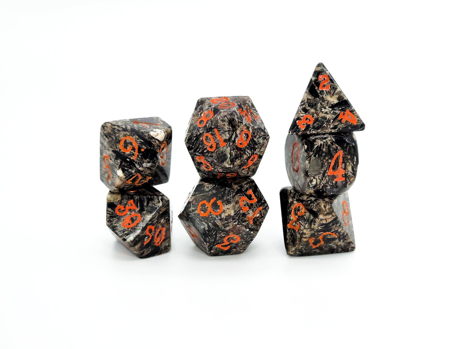 Level Up Dice - Black Phlogopite - Good Games