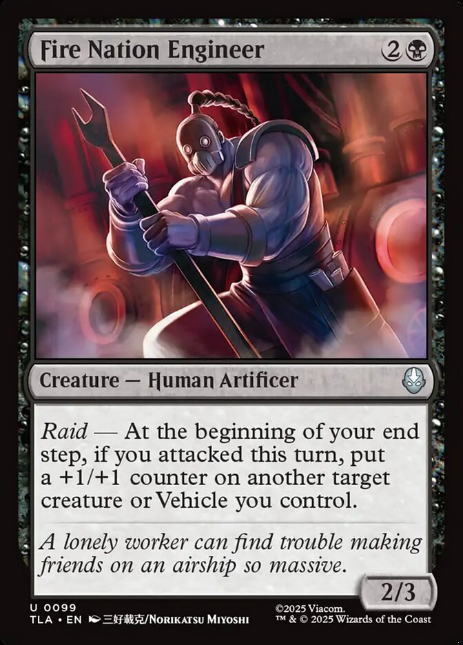 Fire Nation Engineer 99/286 (Avatar: The Last Airbender) - Foil
