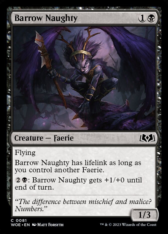 Barrow Naughty 81 (Wilds of Eldraine)