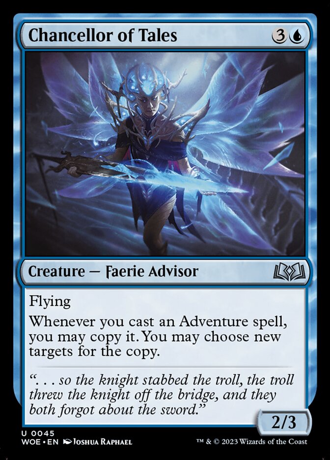 Chancellor of Tales 45 (Wilds of Eldraine) - Foil