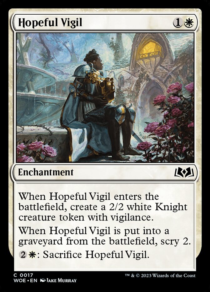 Hopeful Vigil 17/276 (Wilds of Eldraine)
