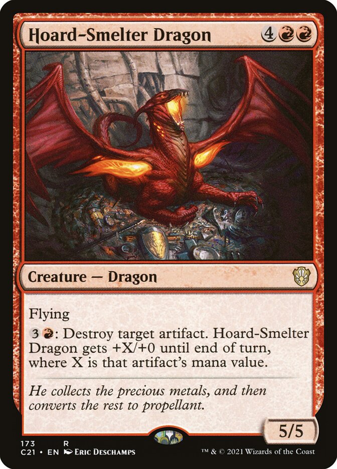 Hoard-Smelter Dragon 173/81 (Commander 2021)