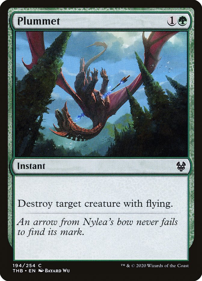 Plummet 194/254 (Theros Beyond Death) - Foil