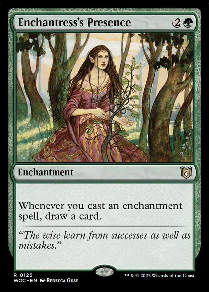 Enchantress's Presence 125 (Commander: Wilds of Eldraine)
