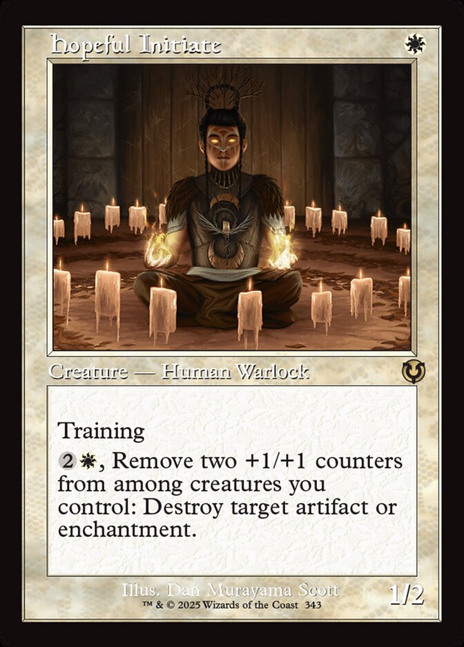Hopeful Initiate 343/287 (Innistrad Remastered) - Retro