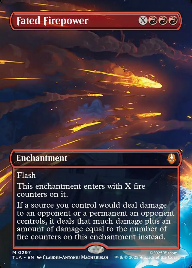 Fated Firepower 297 (Avatar: The Last Airbender) - Borderless Foil