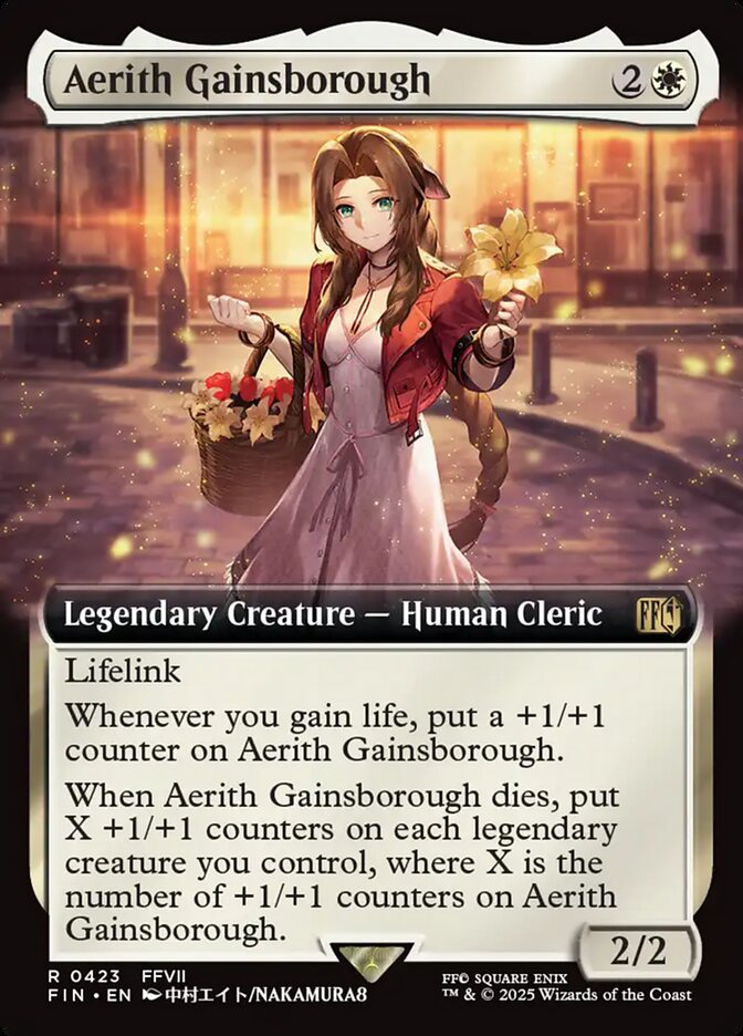 Aerith Gainsborough 423 (FINAL FANTASY) - Extended Art Foil