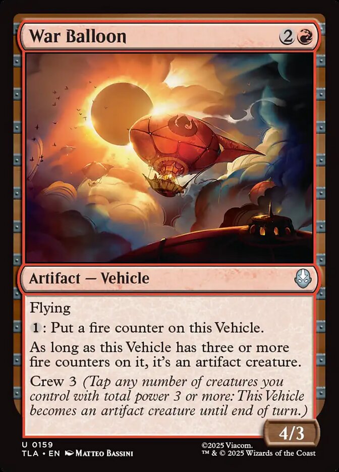 War Balloon 159/286 (Avatar: The Last Airbender) - Foil
