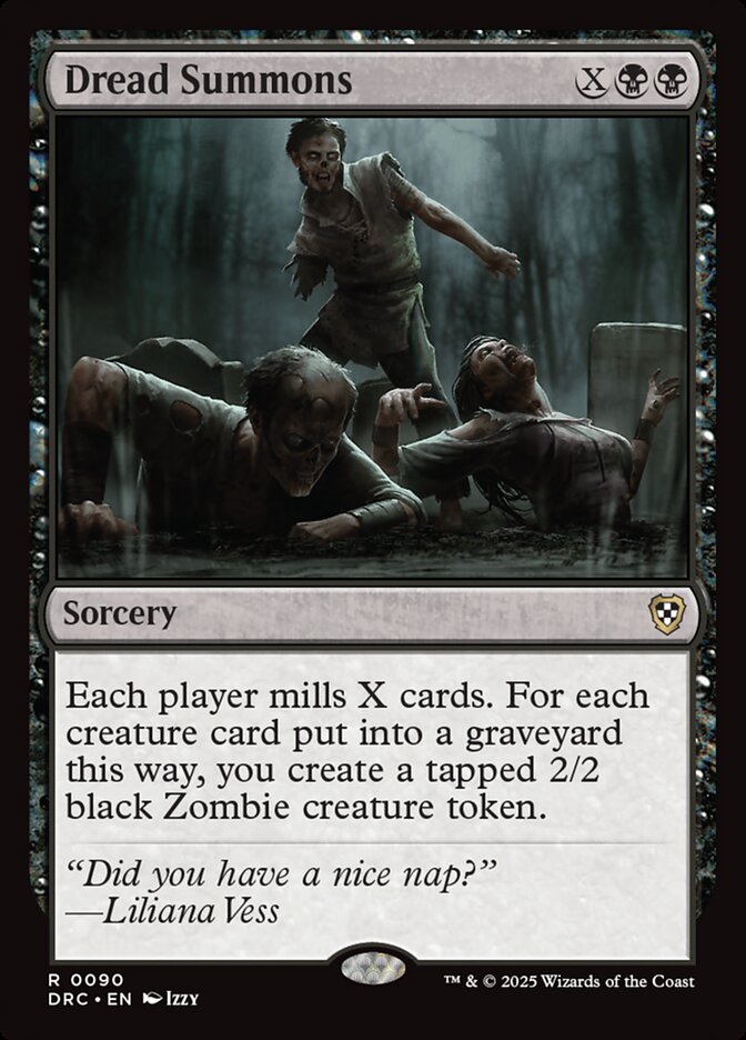 Dread Summons 90 (Commander: Aetherdrift)