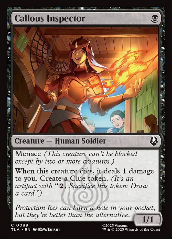 Callous Inspector 89 (Avatar: The Last Airbender) - Foil