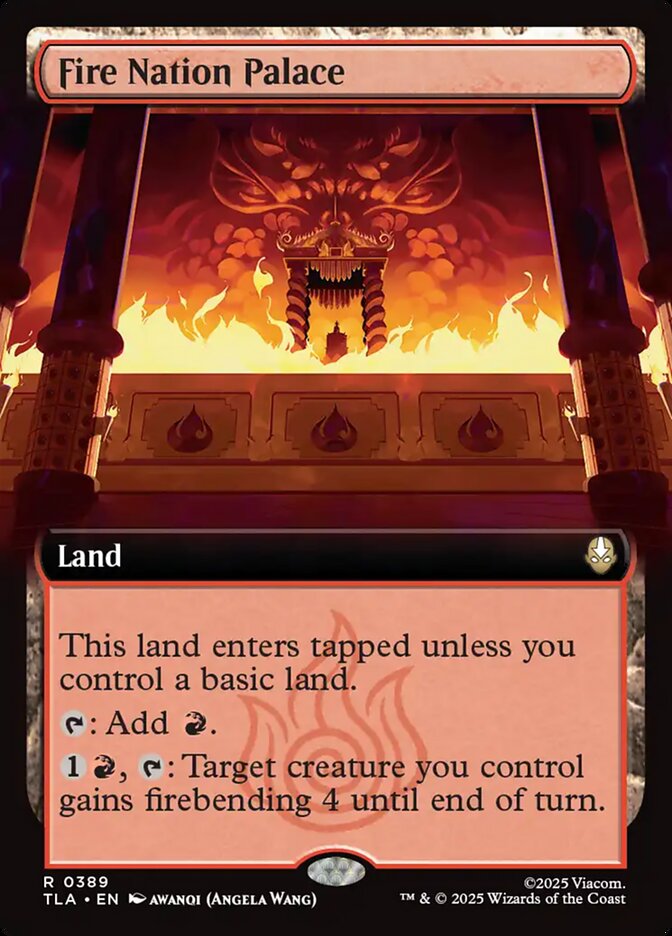Fire Nation Palace 389/286 (Avatar: The Last Airbender) - Extended Art