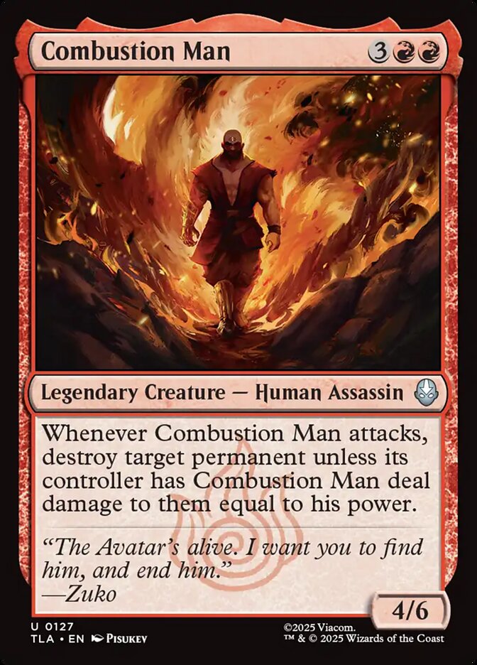 Combustion Man 127 (Avatar: The Last Airbender) - Foil
