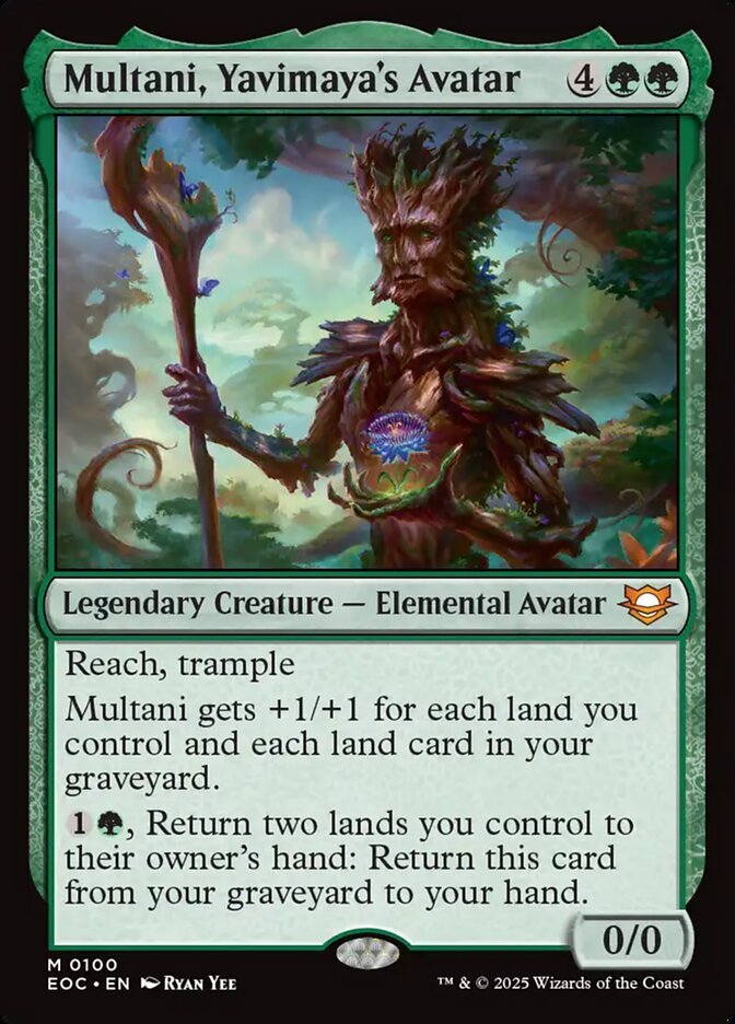 Multani, Yavimaya's Avatar 100/191 (Commander: Edge of Eternities)